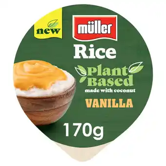 Sainsbury's Muller Plant Based Rice Vanilla Dessert 170g offer