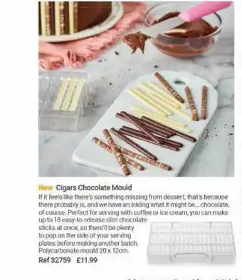 Lakeland Cigars Chocolate Mould offer