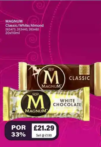 Bestway Magnum Classic Or White Or Almond offer
