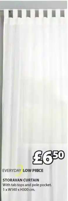 JYSK Storavan Curtain offer