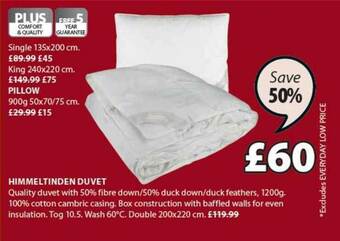 JYSK Himmeltinden Duvet offer