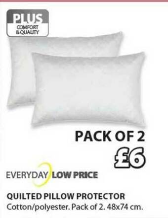 JYSK Quilted Pillow Protector offer