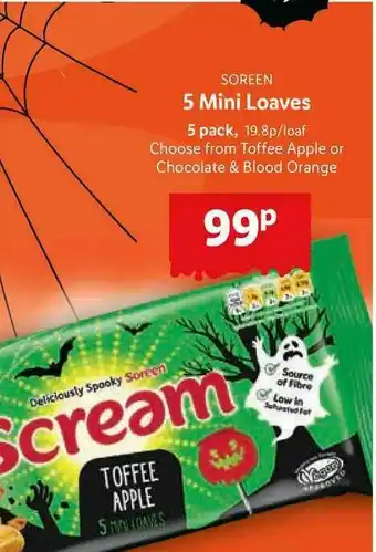 Lidl Soreen 5 Mini Loaves offer