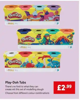 Lidl Play-doh Tubs offer