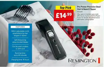 Lidl Pro Power Precision Steel Hair & Beard Clipper offer