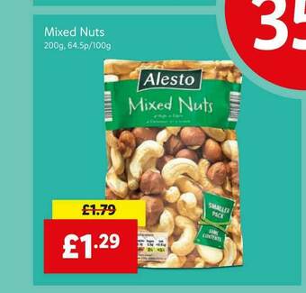 Lidl Mixed Nuts offer