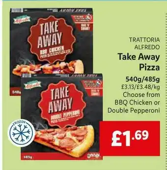 Lidl Trattoria Alfredo Take Away Pizza offer