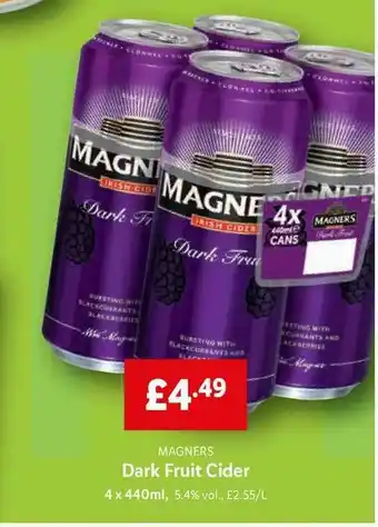 Lidl Magners Dark Fruit Cider offer