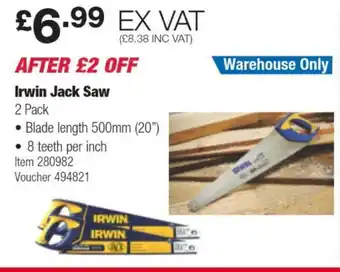 Costco Irwin Jack Saw offer