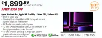 Costco Apple MacBook Pro, Apple M2 Pro Chip 12-Core CPU, 19-Core GPU offer