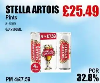 Bestway STELLA ARTOIS Pints offer