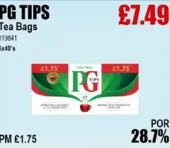 Bestway PG TIPS Tea Bags offer