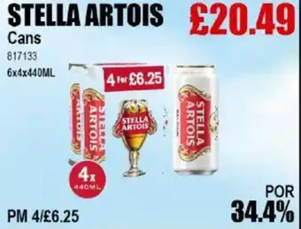 Bestway STELLA ARTOIS Cans offer