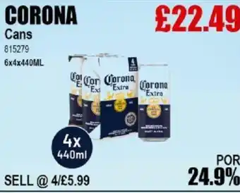 Bestway CORONA Cans offer