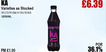 Bestway KA Varieties as Stocked offer