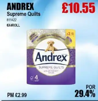 Bestway ANDREX Supreme Quilts offer