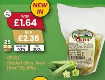 Monolith Pickled Okra, Avis (box*25) 200g offer