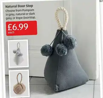Aldi Natural Door Stop offer