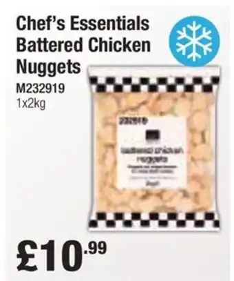 Booker Wholesale Chef's Essentials Battered Chicken Nuggets offer