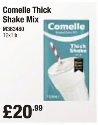 Booker Wholesale Comelle Thick Shake Mix offer