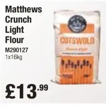 Booker Wholesale Matthews Crunch Light Flour offer