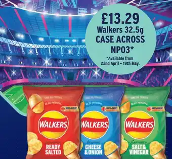 Booker Wholesale Walkers 32.5g offer