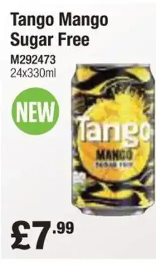 Booker Wholesale Tango Mango Sugar Free offer