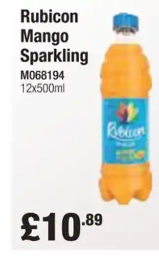 Booker Wholesale Rubicon Mango Sparkling offer