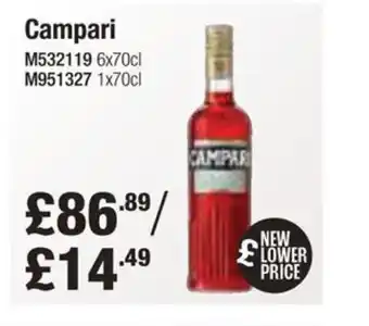 Booker Wholesale Campari offer