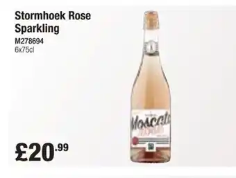 Booker Wholesale Stormhoek Rose Sparkling offer