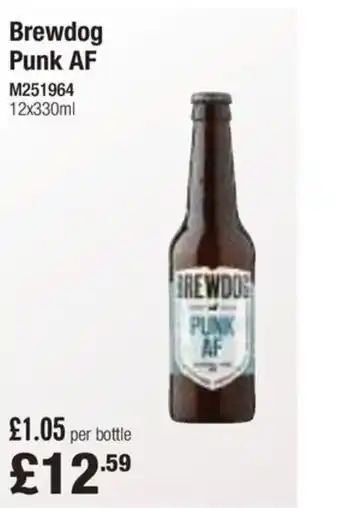 Booker Wholesale Brewdog Punk AF offer