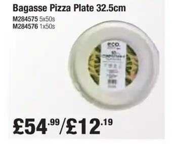 Booker Wholesale Bagasse Pizza Plate 32.5cm offer