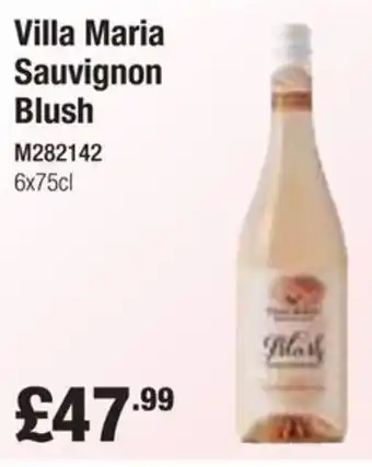 Booker Wholesale Villa Maria Sauvignon Blush offer