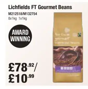 Booker Wholesale Lichfields FT Gourmet Beans offer