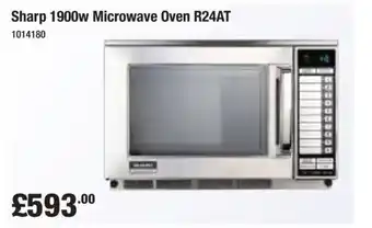 Booker Wholesale Sharp 1900w Microwave Oven R24AT offer