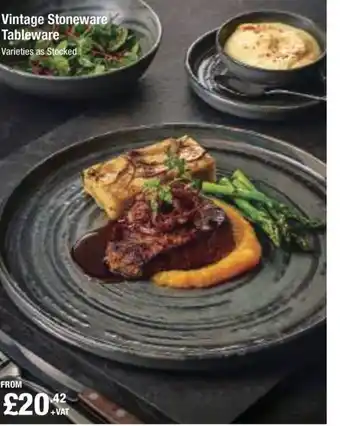 Booker Wholesale Vintage Stoneware Tableware offer
