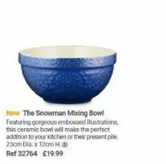 Lakeland The Snowman Mixing Bowl offer