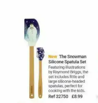 Lakeland The Snowman Silicone Spatula Set offer