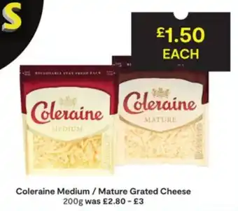 SuperValu Coleraine Medium / Mature Grated Cheese 200g offer