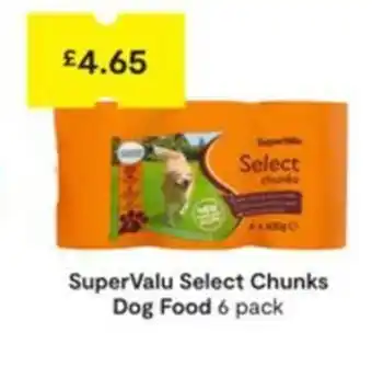 SuperValu Select Chunks Dog Food 6 pack