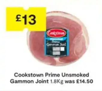 SuperValu Cookstown Prime Unsmoked Gammon Joint 1.8Kg offer