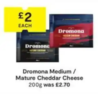 SuperValu Dromona Medium / Mature Cheddar Cheese 200g offer