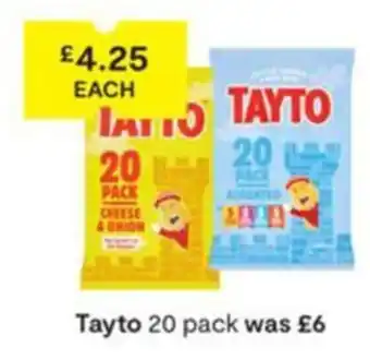 SuperValu Tayto 20 pack offer