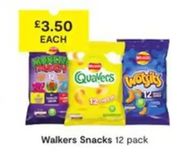 SuperValu Walkers Snacks 12 pack offer