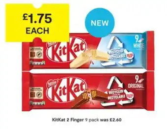 SuperValu KitKat 2 Finger 9 pack offer