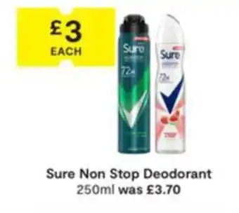 SuperValu Sure Non Stop Deodorant 250ml offer