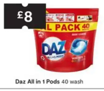 SuperValu Daz All in 1 Pods 40 wash offer