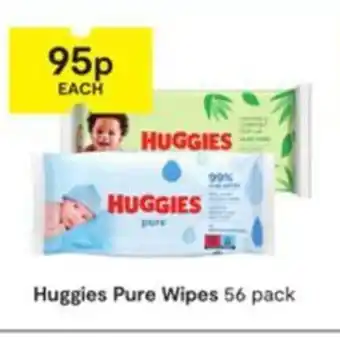 SuperValu Huggies Pure Wipes 56 pack offer