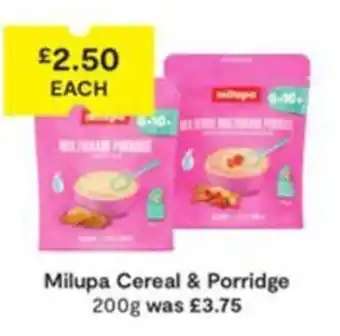 SuperValu Milupa Cereal & Porridge 200g offer