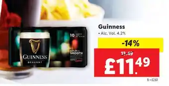 Lidl Guinness offer